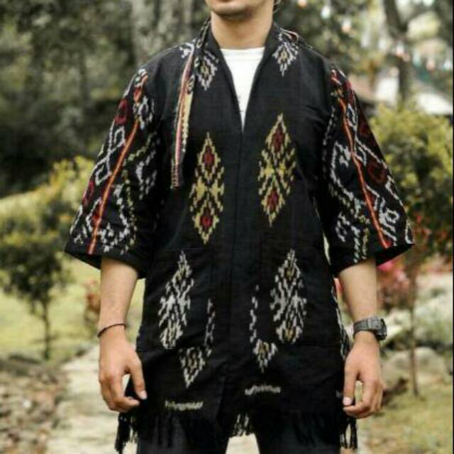 Outer tenun pria OUT8W6W | Shopee Indonesia