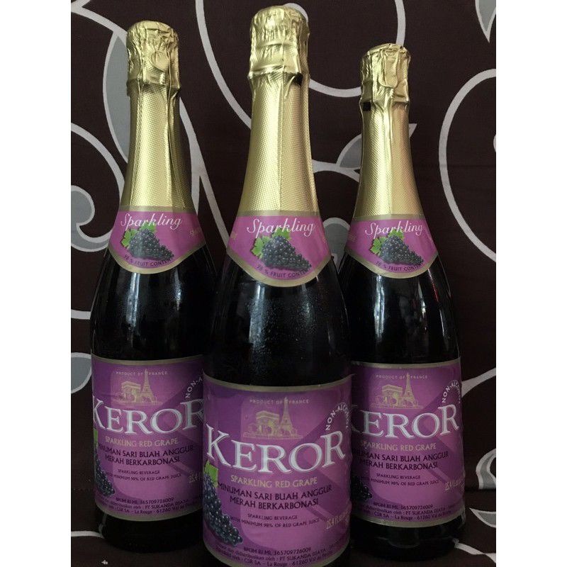 Jual Keror Sparkling Red Grape 750ml Shopee Indonesia