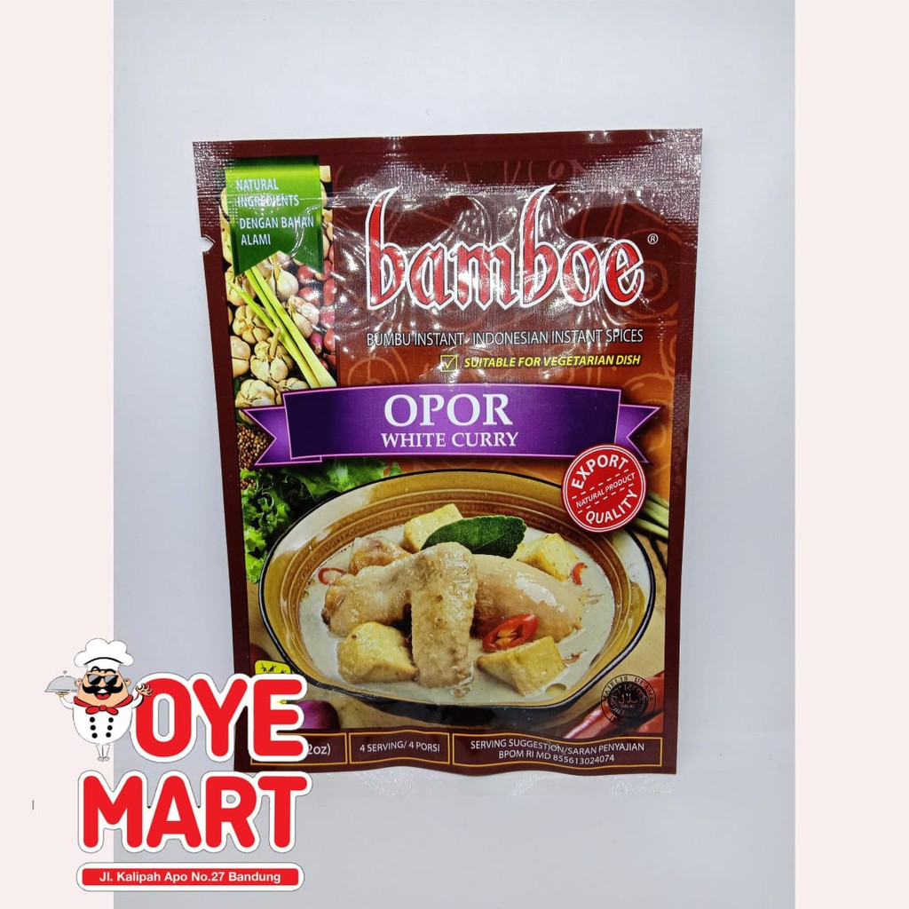 BAMBOE BUMBU OPOR AYAM INSTAN 36GR/BUMBU MASAK INSTAN Shopee Indonesia