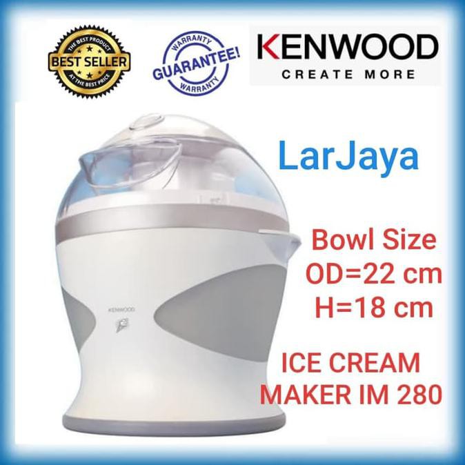 Jual KENWOOD ICE CREAM MAKER IM280 Ice Cream Yogurt Maker Shopee Indonesia