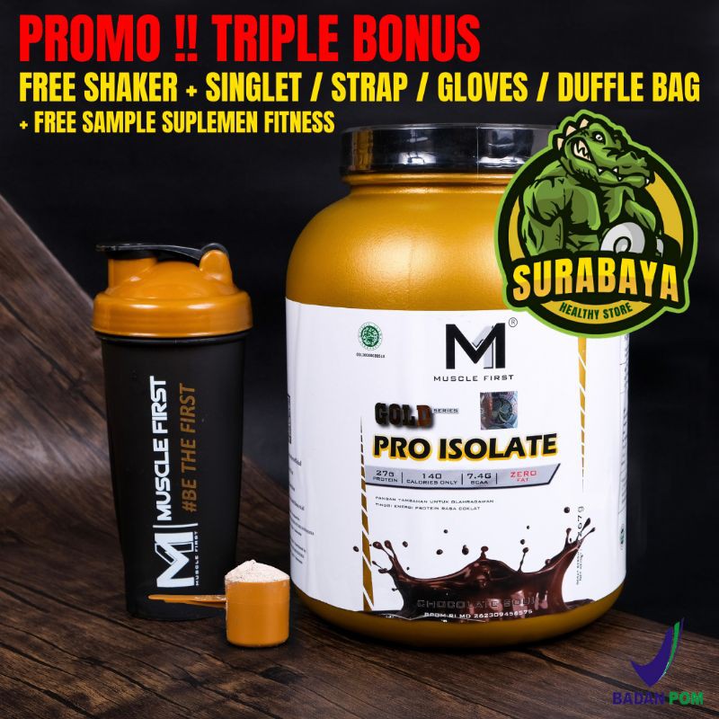 MUSCLEFIRST M1 GOLD PRO ISOLATE 5 LBS BPOM HALAL WPI MUSCLE FIRST WHEY