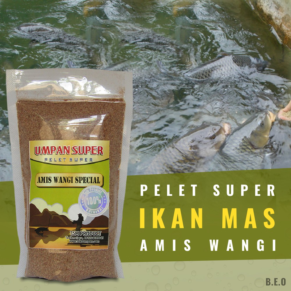 Umpan Pelet Ikan Mas Babon, Jual Umpan Mancing Jitu Ikan Nila Babon