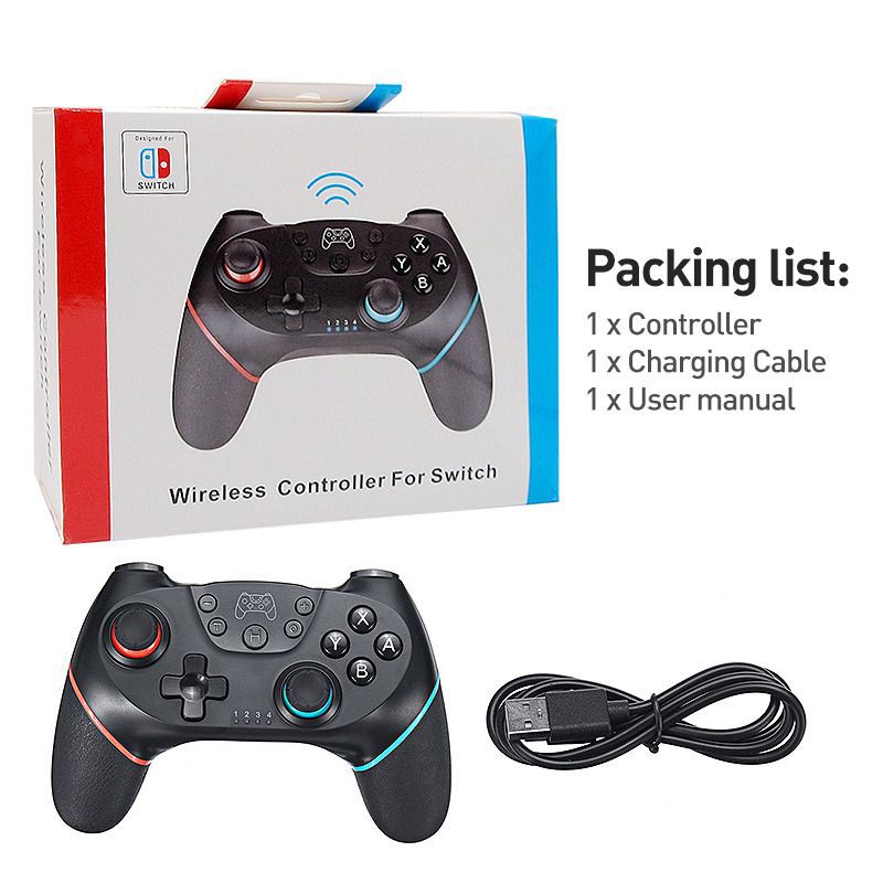Jual Stik Pro Controller Wireless Bluetooth Nintendo Switch - Gamepad Ns Sw | Shopee Indonesia
