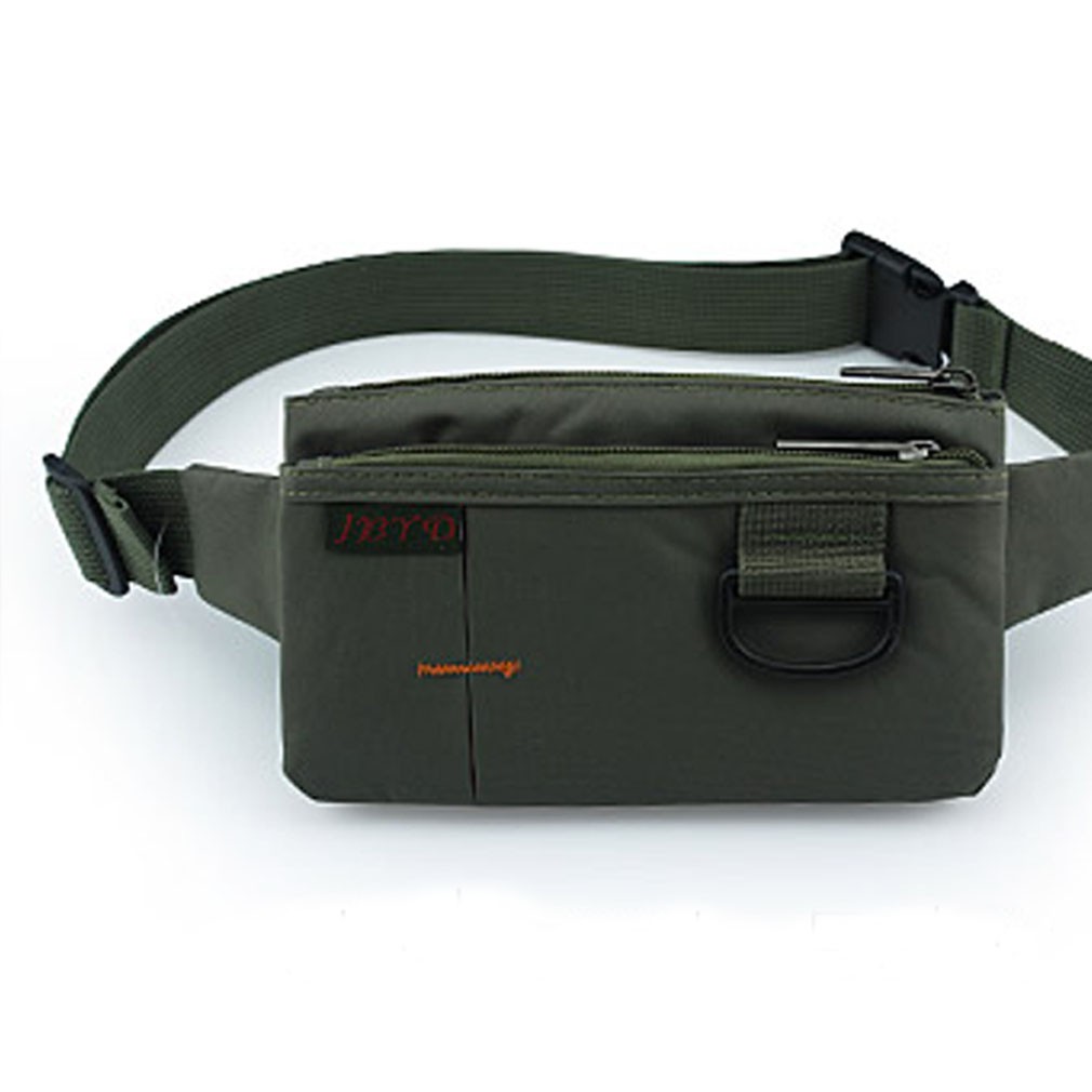 Men Nylon Waist Fanny Pack Tactical Anti theft Hiking Running Chest