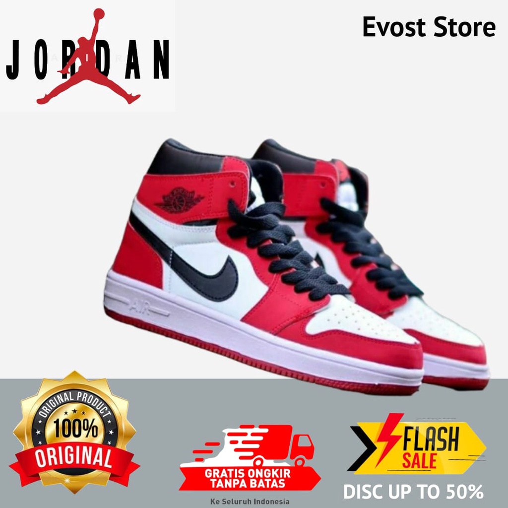 Jual Nike Air Jordan 1 Retro High Royal Toe Original Nike Shoes