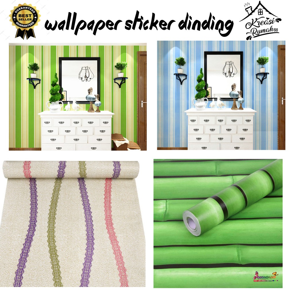 Jual PAKET 5 ROLL Wallpaper Stiker wallpaper Dinding wallpaper Motif