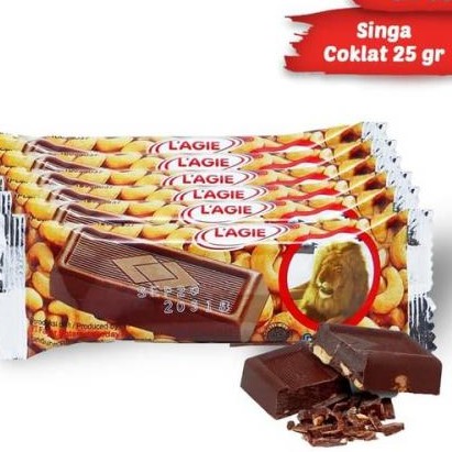 Jual Promo Murah Coklat L'agie Singa 25 Gr Isi 12 Pcs Lebih Murah | Shopee Indonesia