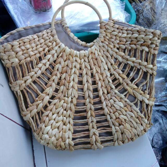 tas bali enceng screeching gondok / tengkorak shopee indonesia