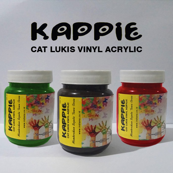 Cat Lukis Acrylic Cat akrilik KAPPIE 200 ml Shopee Indonesia