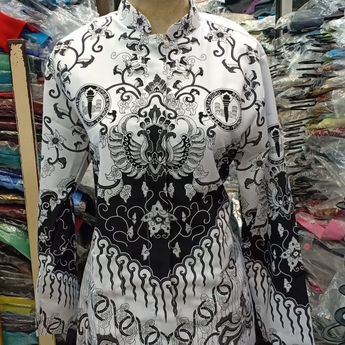 Jual Baju PGRI /Batik PGRI / Seragam guru / baju kerja / Hp_1340  Indonesia|Shopee Indonesia