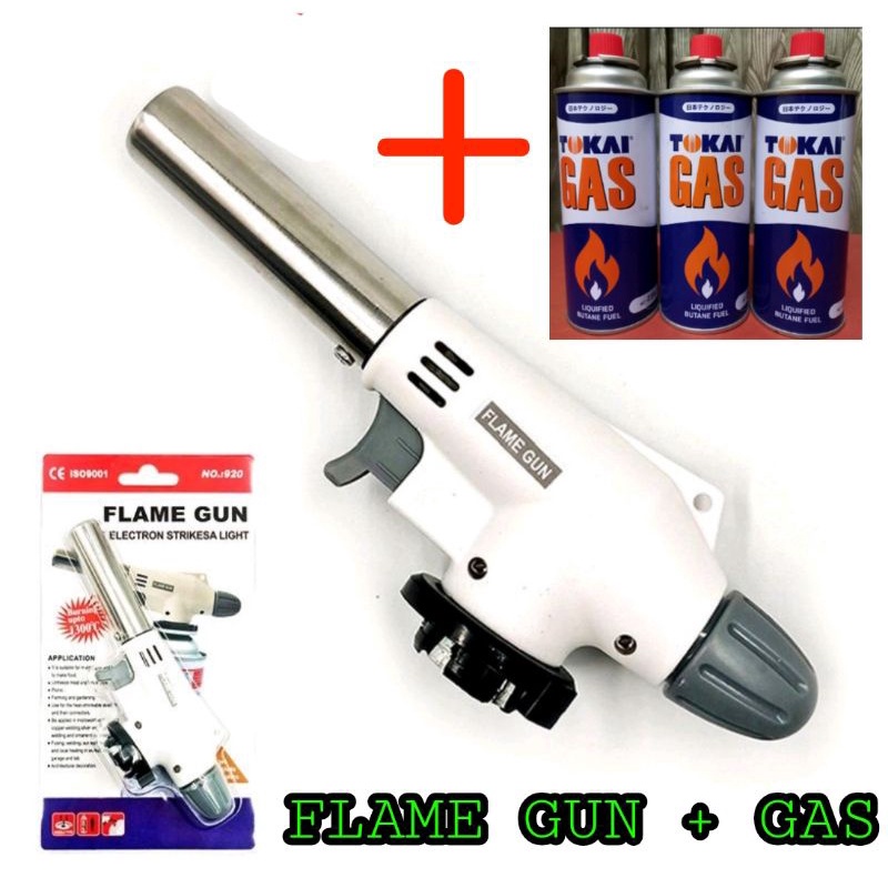Jual Flame Gun / Kepala Gas torch / Portable Gas Torch / BBQ Blow Torch