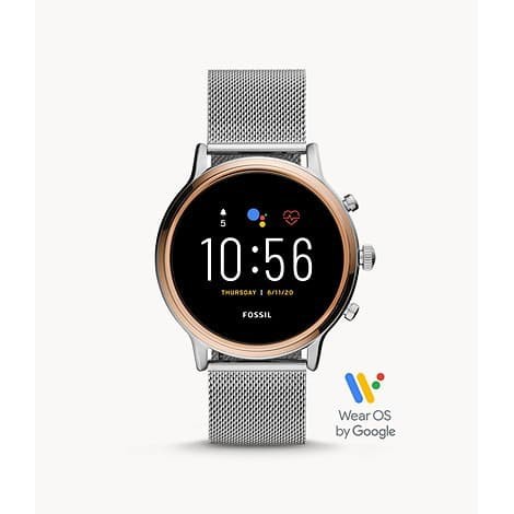Jam Tangan Fossil Smartwatch Gen 5 Ftw6061 Julianna Hr Silver Original | Shopee Indonesia