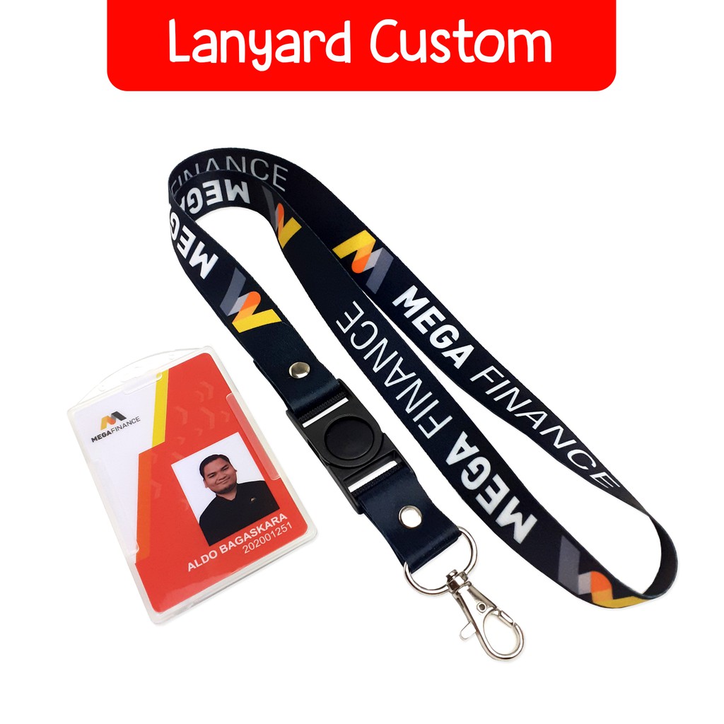 Jual Tali Id Card / Lanyard Custom ( Include Card )