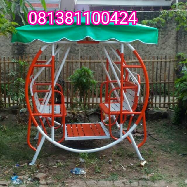 Jual Ayunan Bulat 80 Pakai Tenda Ayunan Besi Mainan Anak Tk Dan Paud Free Ongkir Jakarta | Shopee Indonesia