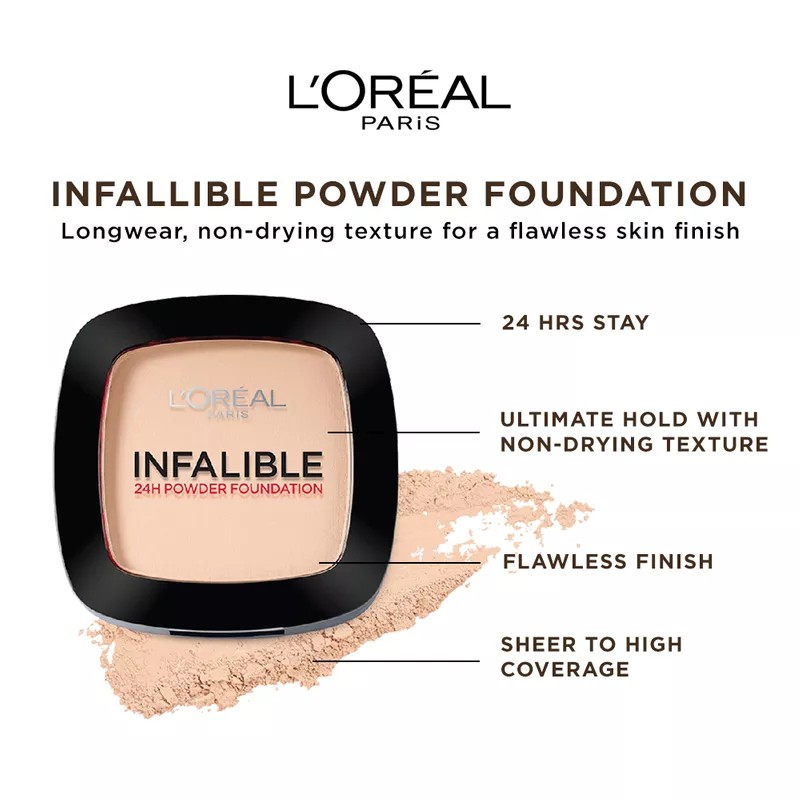 Jual L'oreal Infallible Pro-Matte 16Hr Powder | Shopee Indonesia