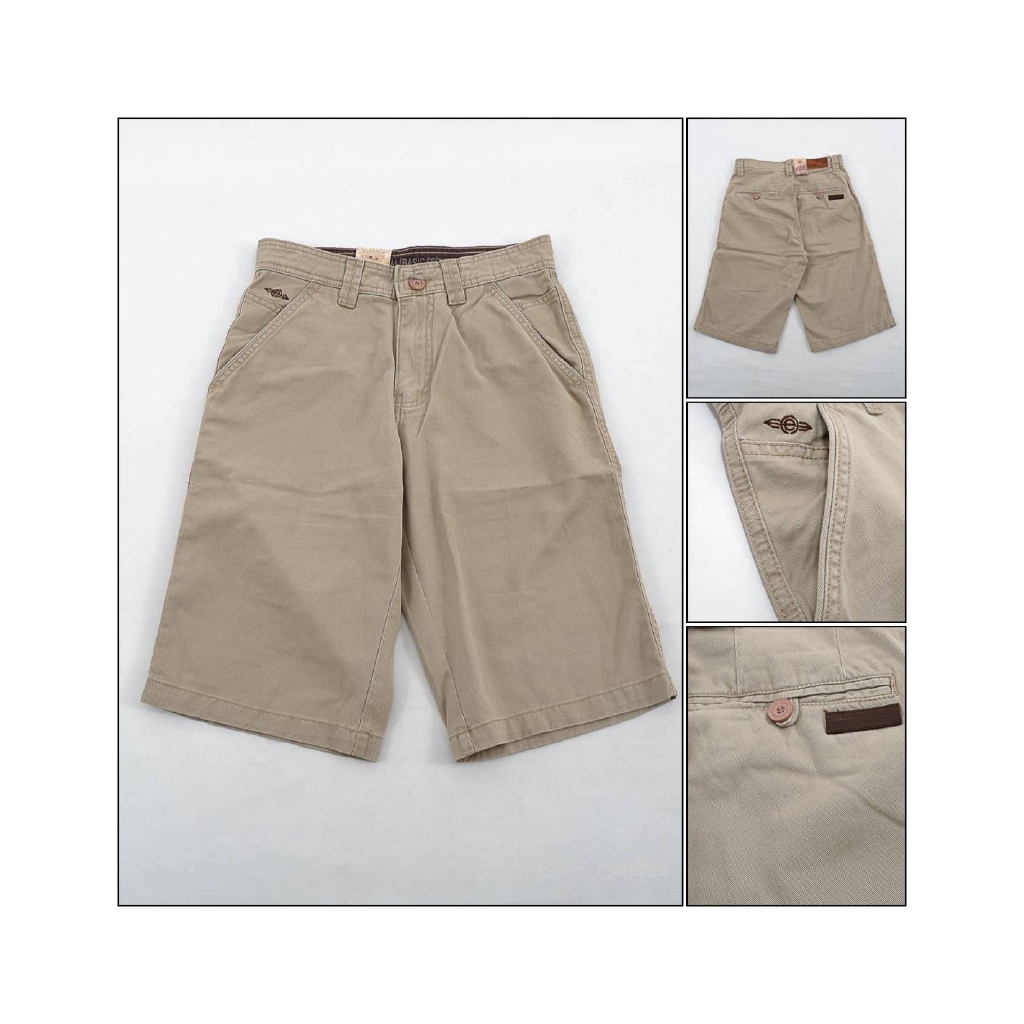 Jual [017006444] Celana Pendek Cowok Katun Coklat Muda Elviti 33-38 | Shopee Indonesia