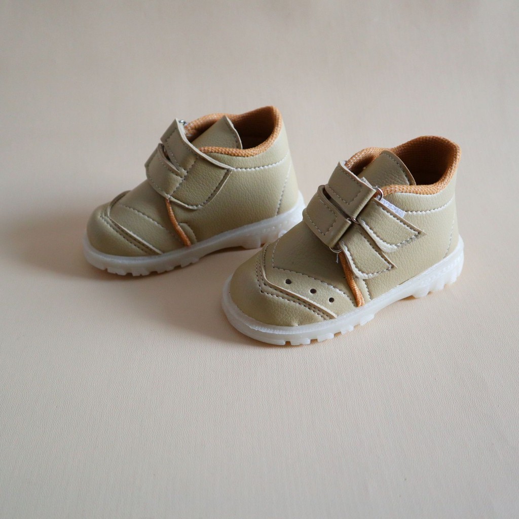 Sepatu Anak Bayi Laki laki / Cowok Bahan Kulit sintetis Motif Boot
