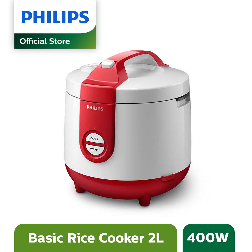 Philips HD3119/32 Rice Cooker Merah Shopee Indonesia