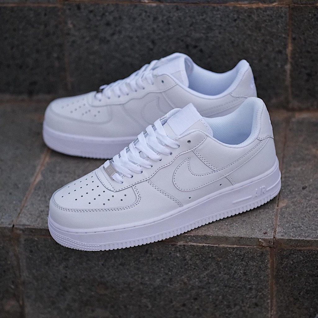 Jual Sepatu Nike Original Air Force 1 Full White Termurah | Shopee Indonesia