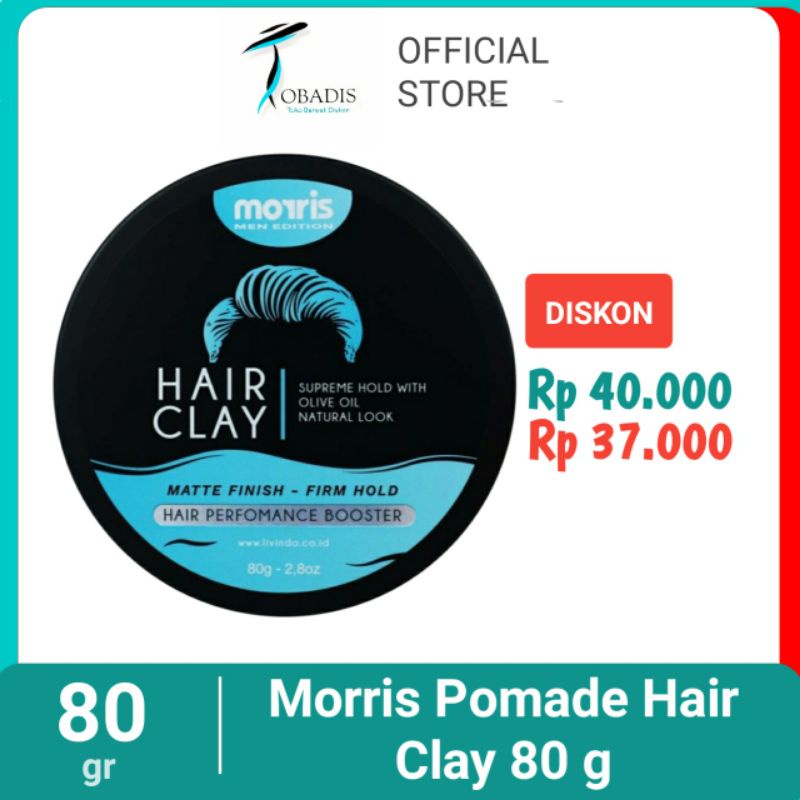 Jual Morris Hair Clay 80 g Shopee Indonesia