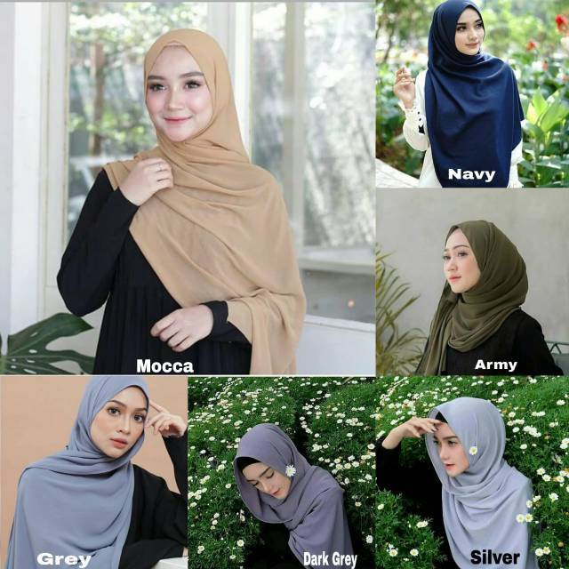 Jilbab Pashmina Diamond Shopee Indonesia