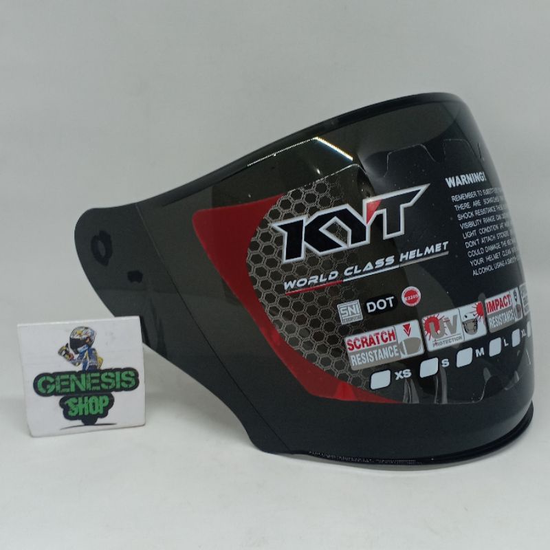 Jual Kaca visor KYT KYOTO smoke kaca helm KYT Indonesia