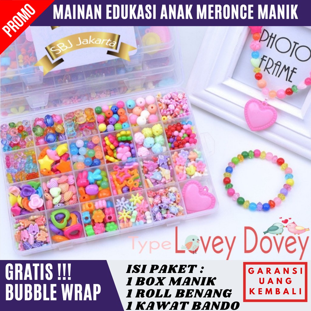 Jual Mainan Edukasi Anak Meronce Aqua Beads Manikmanik Mainan Meronce Aquabeads Mainan Anak Perempuan | Shopee Indonesia