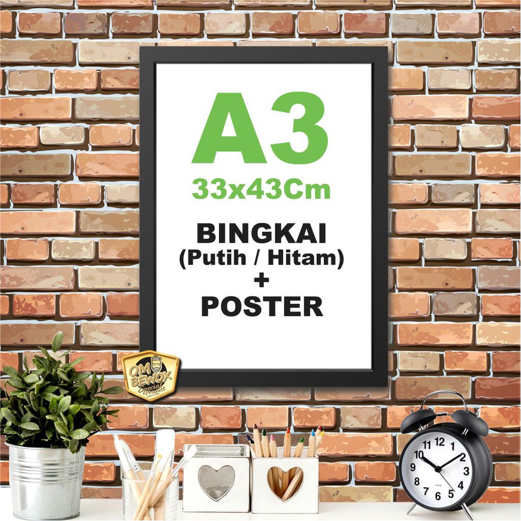 Jual Poster Frame Ukuran A3 Indonesia