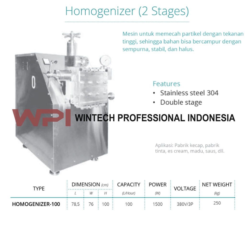 Jual GEA HOMOGENIZER 2 STAGES HOMOGENIZER100 / HOMOGENIZER 100 Shopee Indonesia