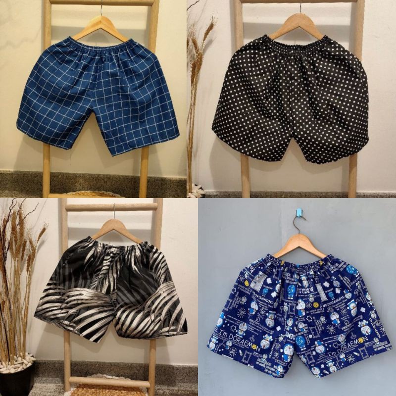 CELANA KOLOR CELANA SANTAI CELANA MURAH GROSIR CELANA PENDEK BOXER PRIA / WANITA DEWASA