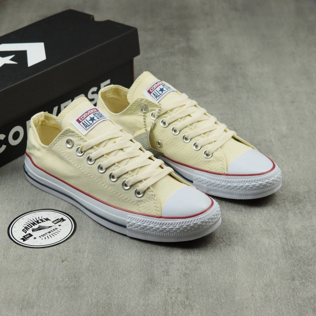 Jual Sepatu Converse Chuck Taylor All Star Beige Cream Classic Ox Low | Shopee Indonesia