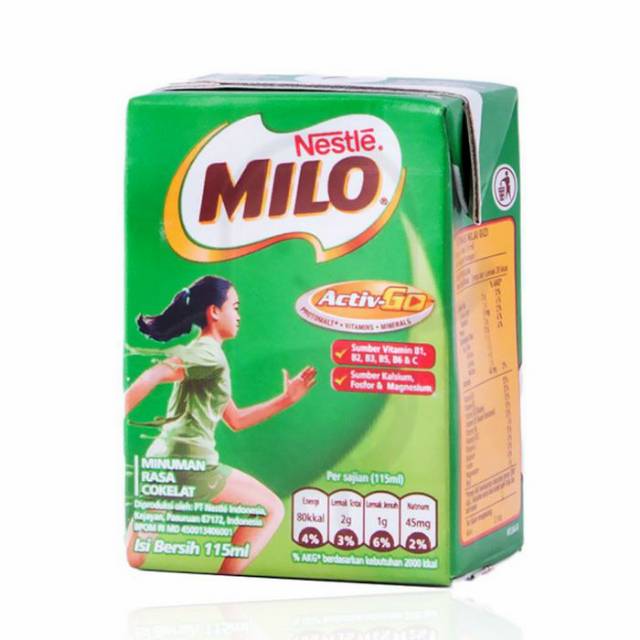 Jual Nestle Milo Coklat Active Go 110 Ml / Susu Milo Cokelat Uht /Susu Coklat Siap Minum | Shopee Indonesia