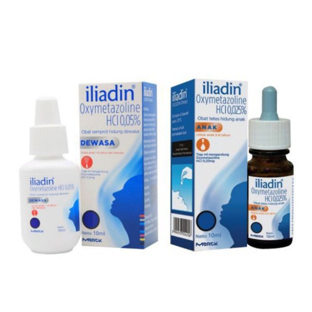 Jual Iliadin Nasal Spray 10 Ml Dewasa 0,05 % Dan Aank 0,025% Indonesia|Shopee Indonesia