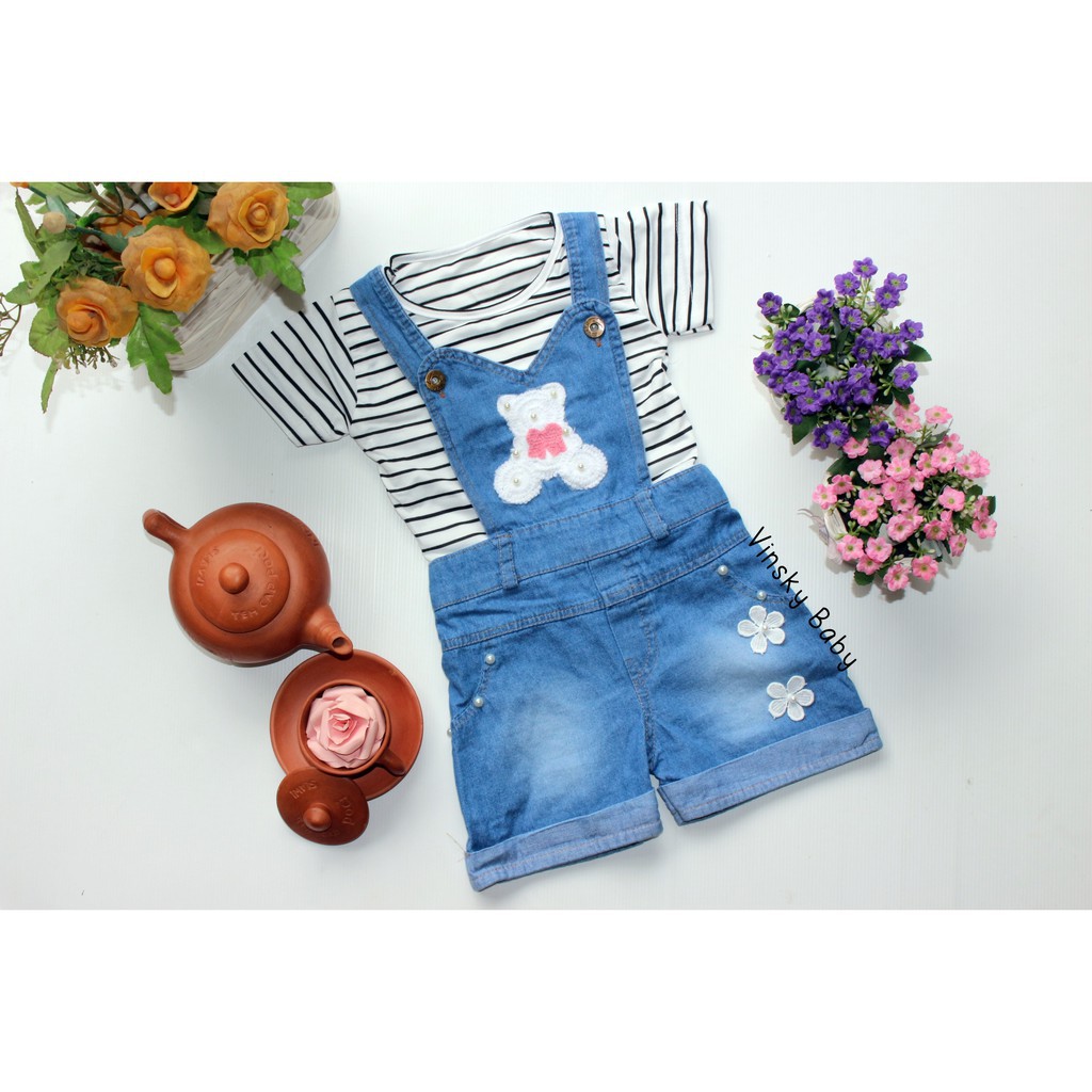 Baju Anak Perempuan Baju Kodok Jeans Overall Denim Levis Anak Shopee