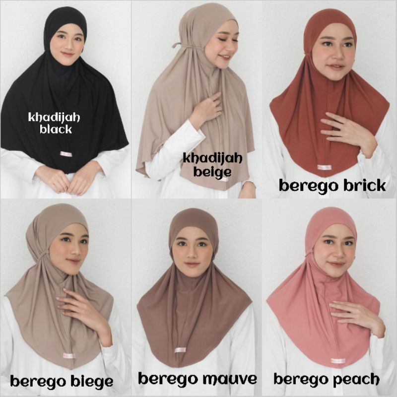 KHADIJAH INSTANT , ACTIVE BEREGO BY CALLANDA HIJAB Callandahijab | Shopee  Indonesia