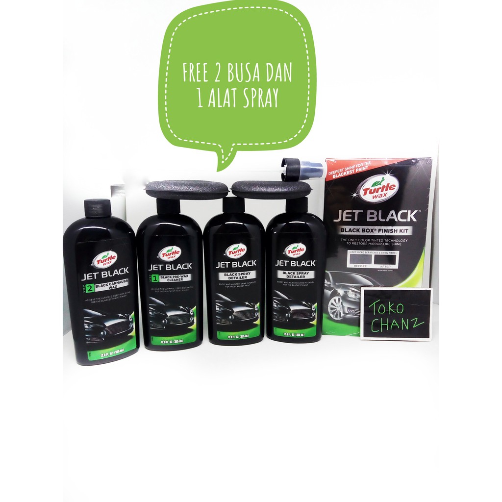 Jual Turtle Wax Black Box Finish (355 Ml X 4 Btl) | Shopee Indonesia