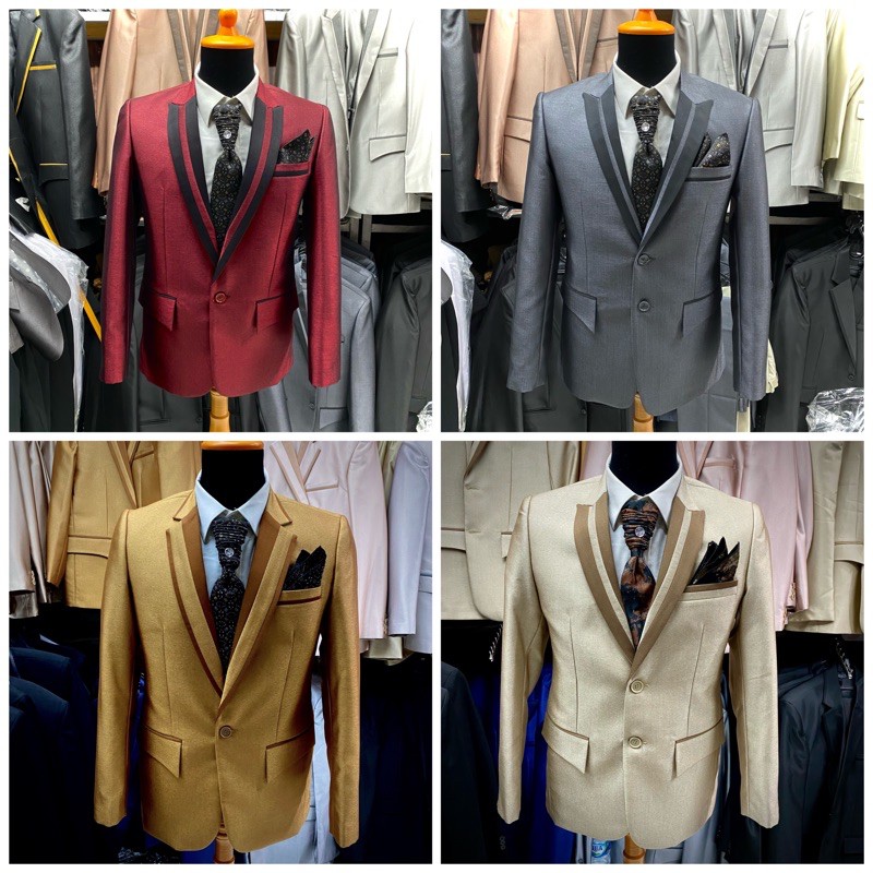 SETELAN JAS WEDDING BAHAN SEMI WOOL JAS PENGANTIN JAS PRIA