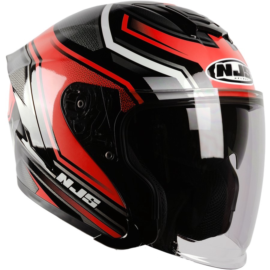 Helm Half Face NJS KAIROZ DV Motif Zenith Helmjabodetabek