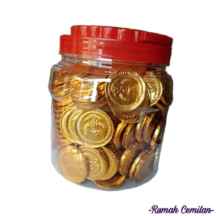 Jual Coklat Coin Dollar Toples Isi 200/Cokelat Koin | Shopee Indonesia