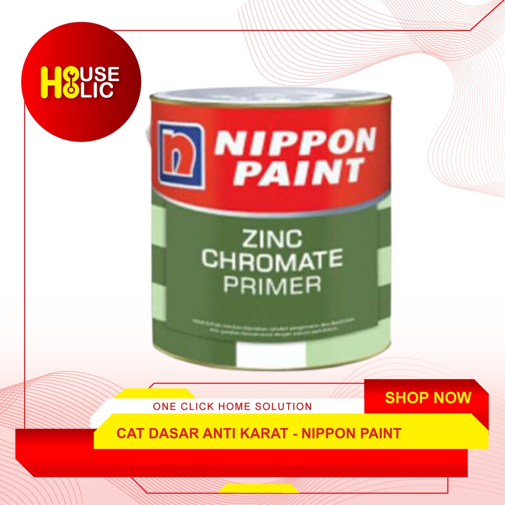 Jual Zinc Chromate Primer 5Kg Protective Coatings Cat Dasar Anti Karat Nippon Shopee Indonesia