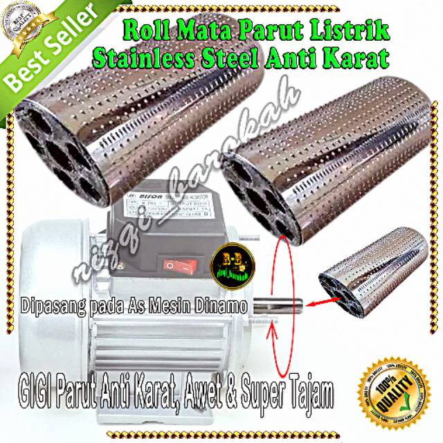 Cadangan Pengganti Roll Gigi Parutan Kelapa Listrik Elektrik Serbaguna, Parut  Kelapa, Singkong, dll | Shopee Indonesia