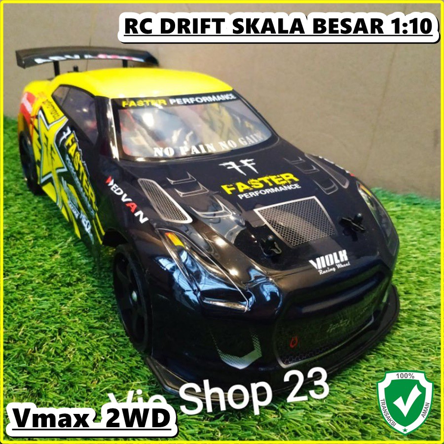 Jual Rc Drift Mobil Remot Balap Racing Kencang V Turbo Max Spedd Warna Kuning Skala Besar 1:10 Mainan An | Shopee Indonesia