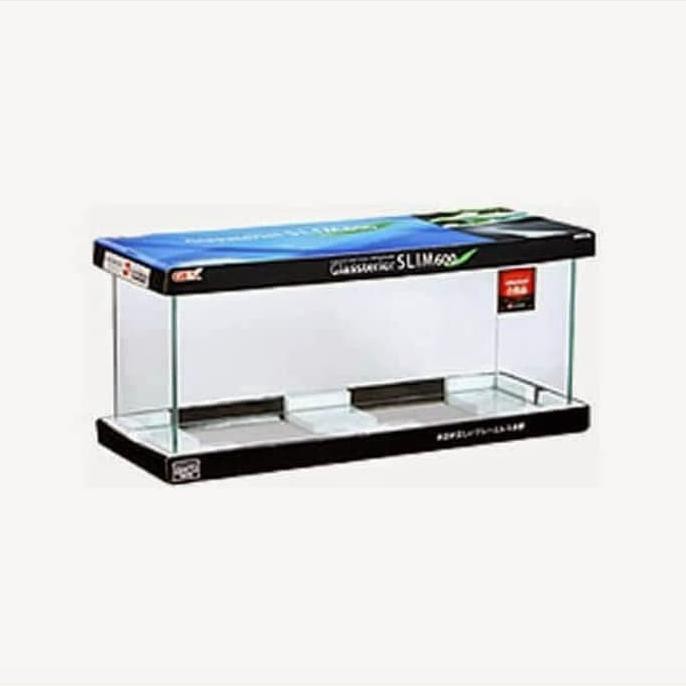 Gex Glassterior 600 Slim Aquarium Kaca 60X20X25Cm Shopee
