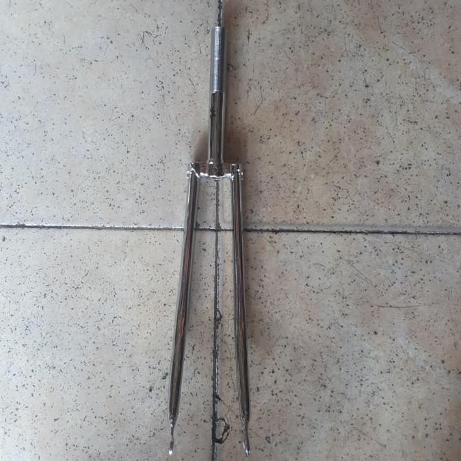 Jual Fork Sepeda 27 Balap/Roadbike Jadul Crome Taiwan | Shopee Indonesia