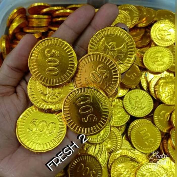 Jual 1Kg Coklat Koin Emas | Shopee Indonesia