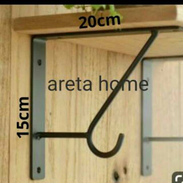 Besi siku penyangga rak ambalan tempel dinding | Shopee Indonesia