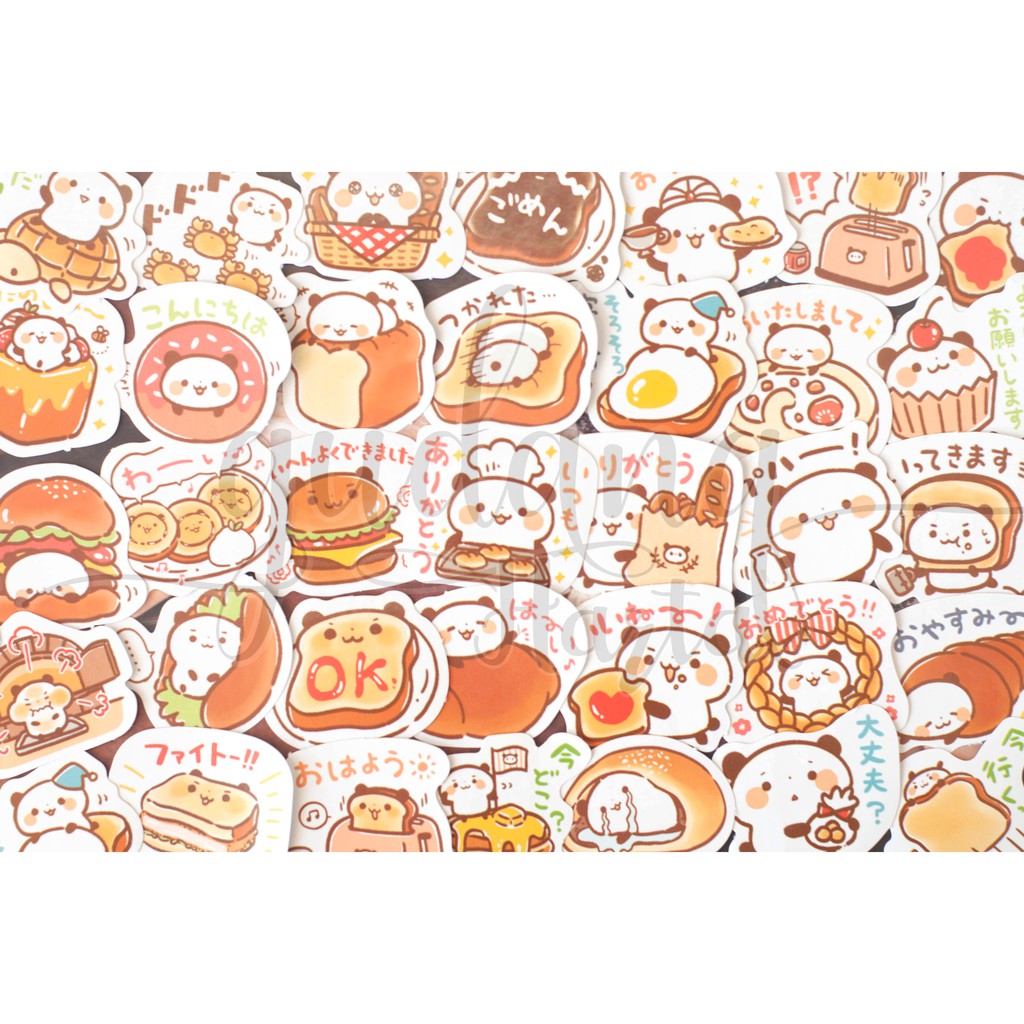 Stiker Chef Panda Lucu Unik Sticker DIY Scrapbook GH