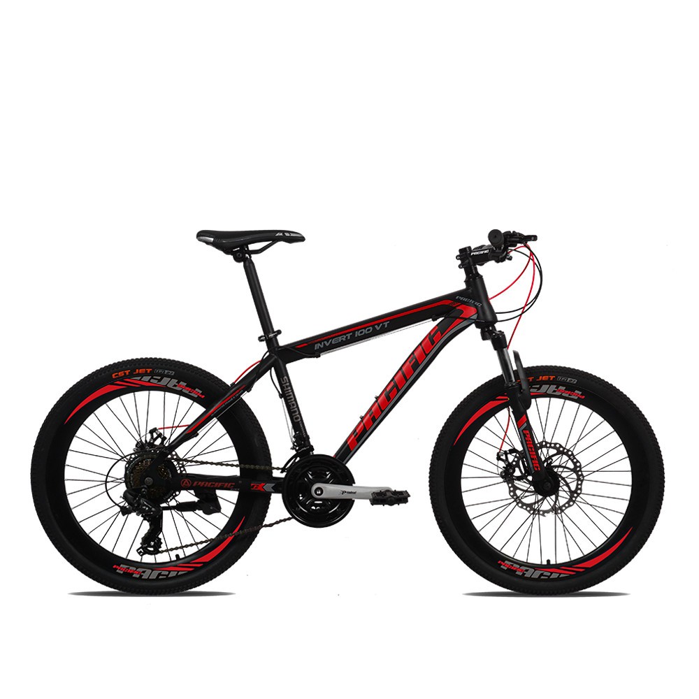 Sepeda Gunung Pacific Invert 100VT MTB Remaja 24 Inci Pelek Tinggi