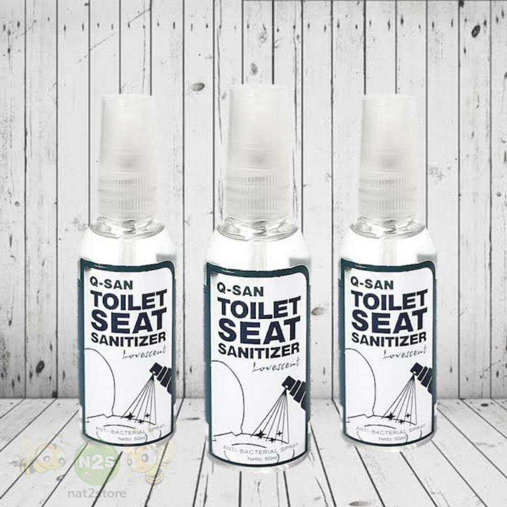 Jual Qsan toilet seat sanitizer 60ml Shopee Indonesia