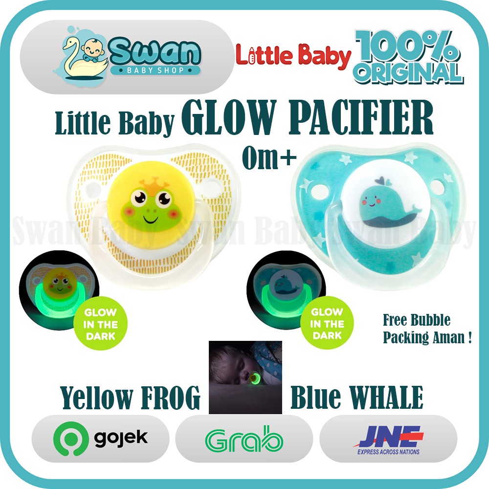 Little Baby Empeng Bayi Glow in The Dark 0m+ (Orthodontic Pacifier) Shopee Indonesia